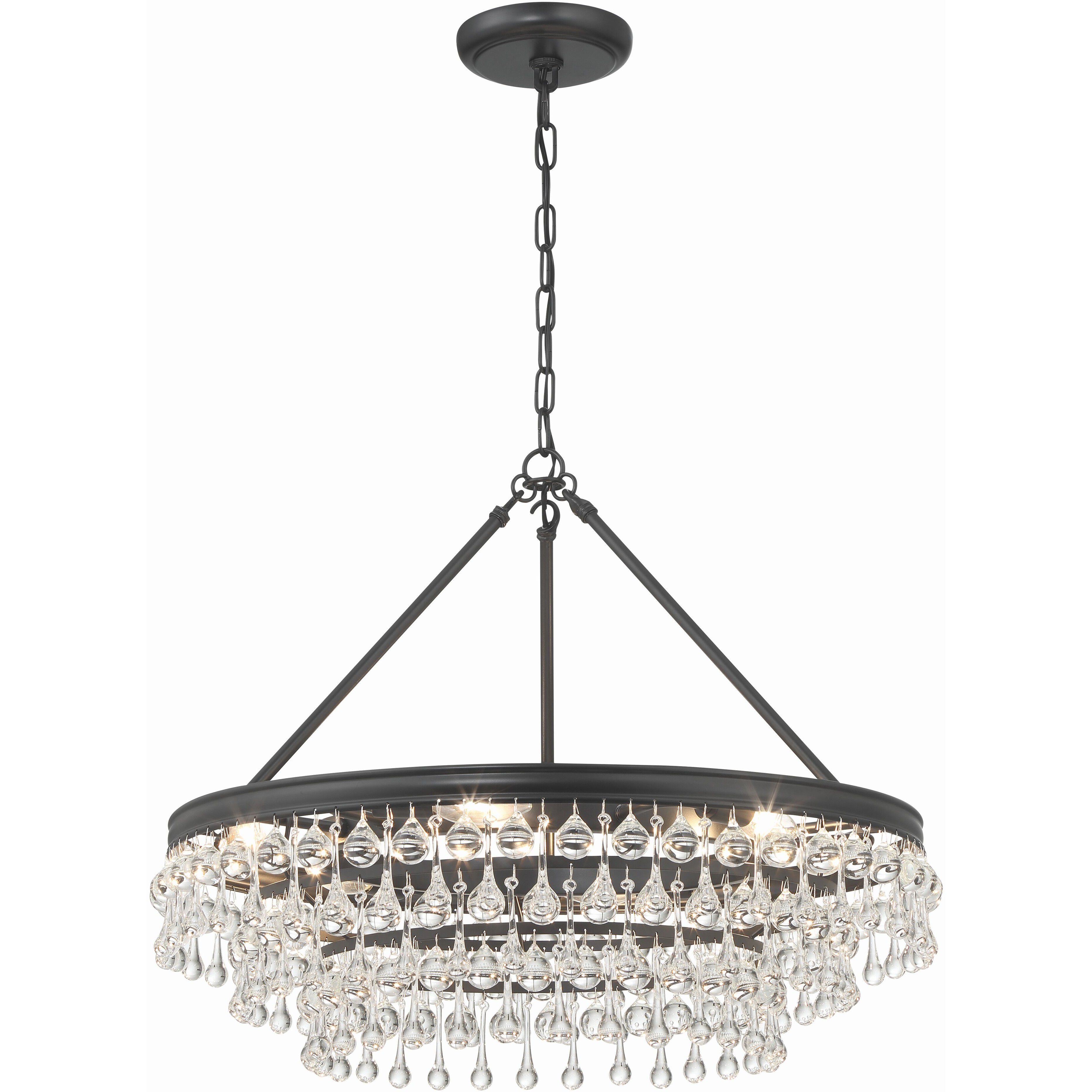 Calypso 6 Light 25.00 inch Chandelier