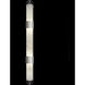 Bond LED 6 inch Silver Sconce Wall Light in Bahama Sand Studio Glass