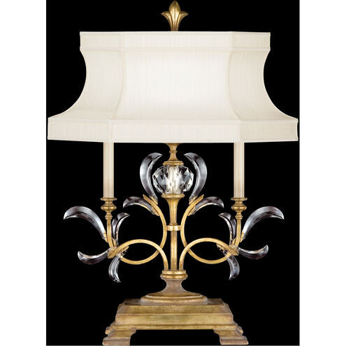 Beveled Arcs 34 inch 60.00 watt Gold Table Lamp Portable Light