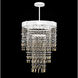 Capri 5 Light 28.25 inch White Pendant Ceiling Light
