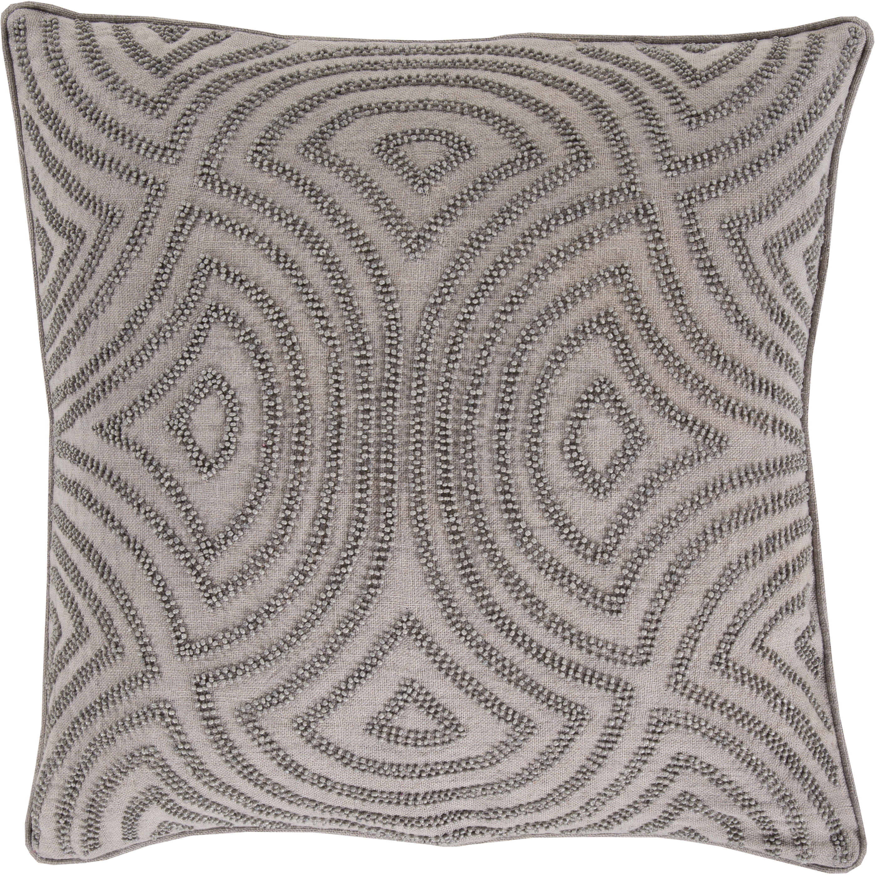 Skinny Dip 18 X 18 inch Medium Gray Throw Pillow