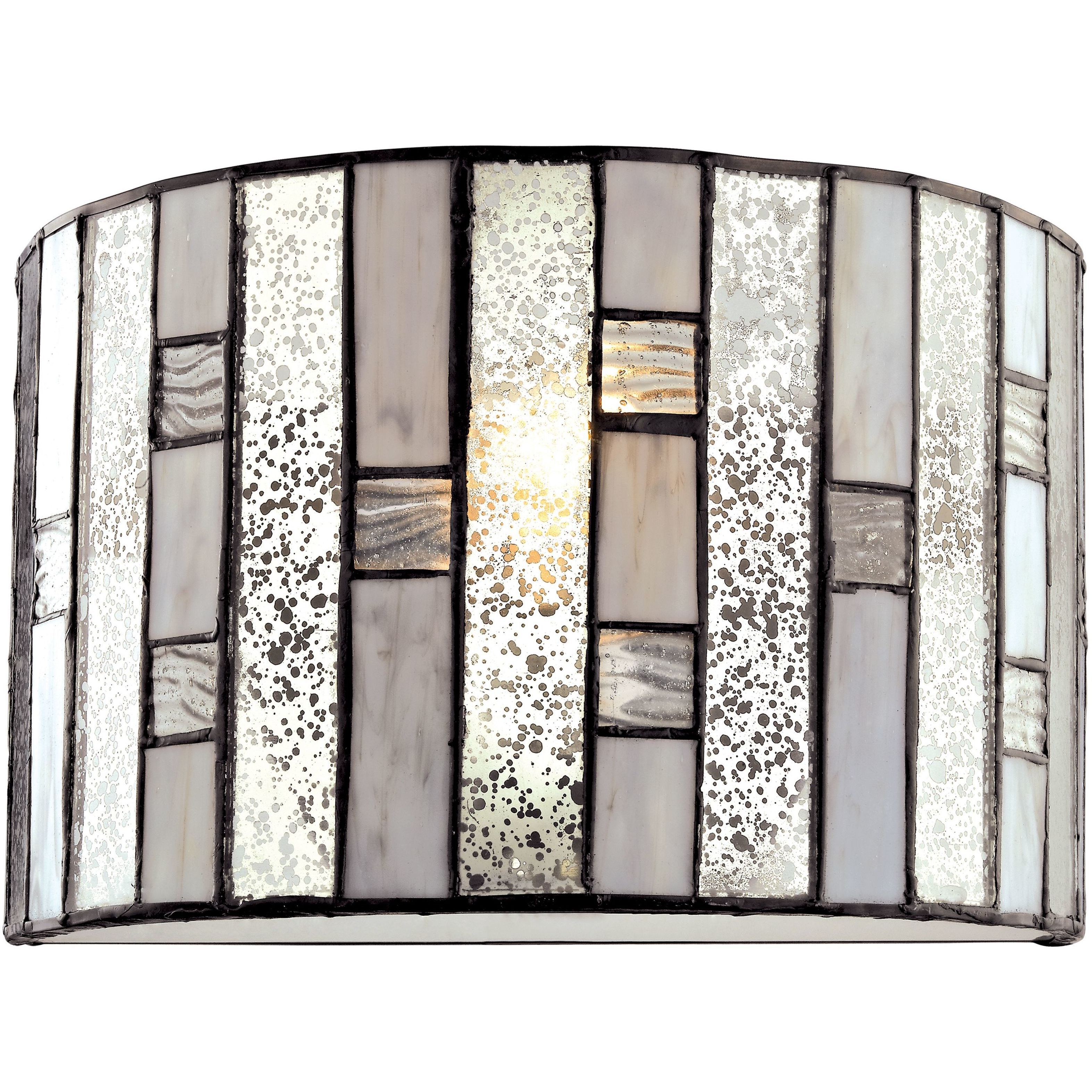 Ethan 1 Light 11 inch Tiffany Bronze Sconce Wall Light