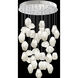 Natural Inspirations 36 Light 34 inch Silver Pendant Ceiling Light in Clear Quartz Studio Glass 3