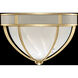 Mirage 3 Light 18.75 inch Gold Flush Mount Ceiling Light