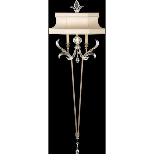 Beveled Arcs 2 Light 24 inch Silver Sconce Wall Light