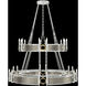 Mirage 24 Light 50 inch Silver Chandelier Ceiling Light