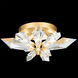 Foret 4 Light 24 inch Gold Flush Mount Ceiling Light