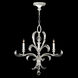 Beveled Arcs 4 Light 28 inch Silver Leaf Chandelier Ceiling Light