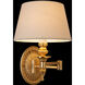 Mariner Luxury LED 8.66 inch Antique Gold Plated Wall Sconce Wall Light