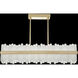 Lior LED 48 inch Gold Pendant Ceiling Light