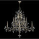 Crystal Laurel 20 Light 75 inch Silver Chandelier Ceiling Light