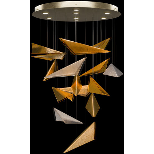 Volo 8 Light 36 inch Gold Pendant Ceiling Light
