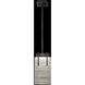 Terra 2 Light 7.75 inch Black Pendant Ceiling Light in Rake Cast Glass