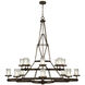 Liaison 16 Light 58 inch Bronze Chandelier Ceiling Light
