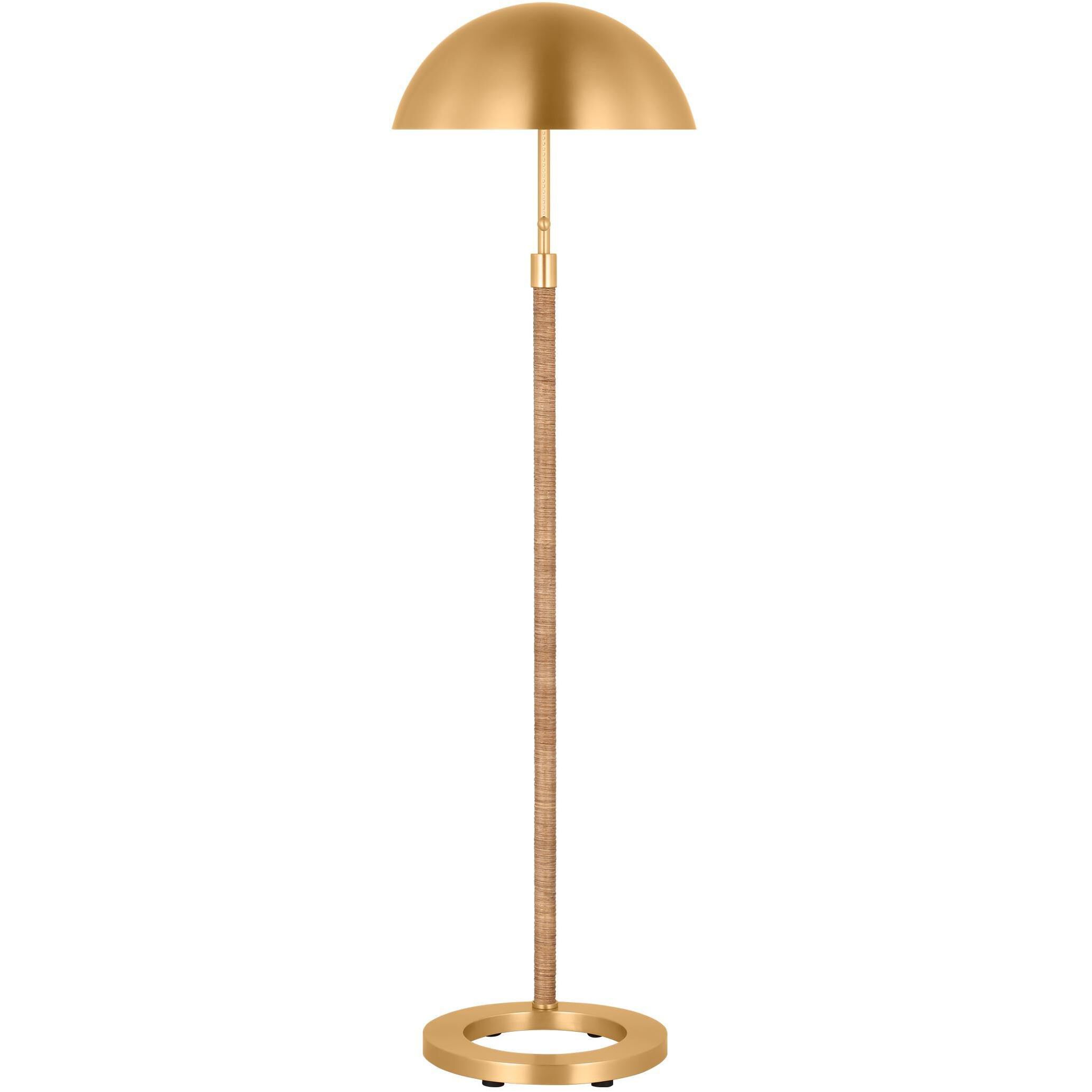 Christiane Lemieux Balleroy 56 inch 9.00 watt Burnished Brass Floor Lamp Portable Light