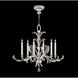 Beveled Arcs 6 Light 37 inch Silver Leaf Chandelier Ceiling Light