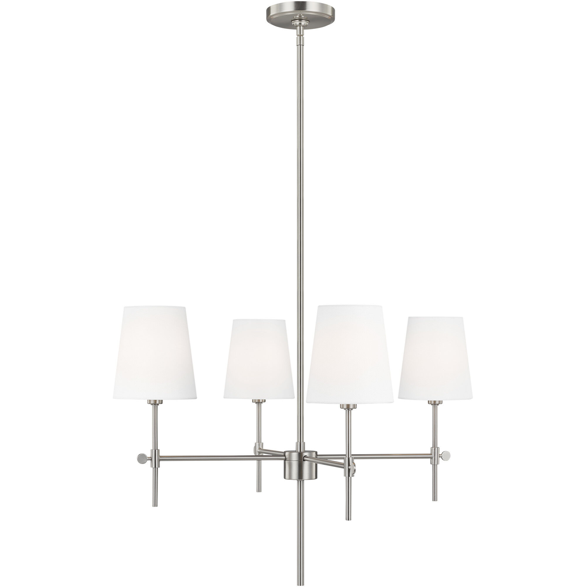 TOB by Thomas O'Brien Baker 4 Light 26.00 inch Chandelier