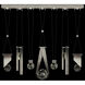 Aria 14 Light 60 inch Silver Pendant Ceiling Light