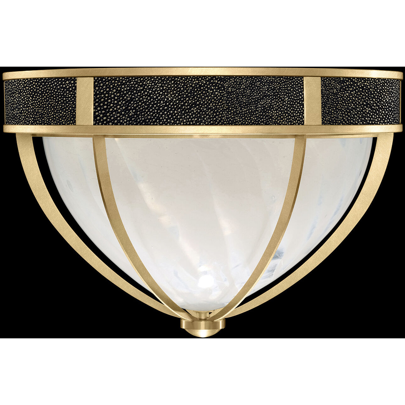 Mirage 3 Light 18.75 inch Gold Flush Mount Ceiling Light