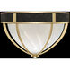 Mirage 3 Light 18.75 inch Gold Flush Mount Ceiling Light