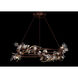 Volare 18 Light 47 inch Brushed Bronze Pendant Ceiling Light