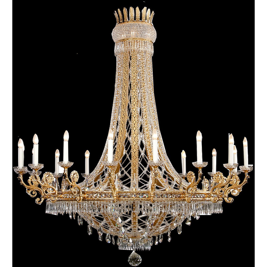Mariner Luxury LED 70.87 inch Antique Gold Plated Chandelier Ceiling Light