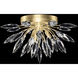 Lily Buds 3 Light 18.5 inch Gold Flush Mount Ceiling Light