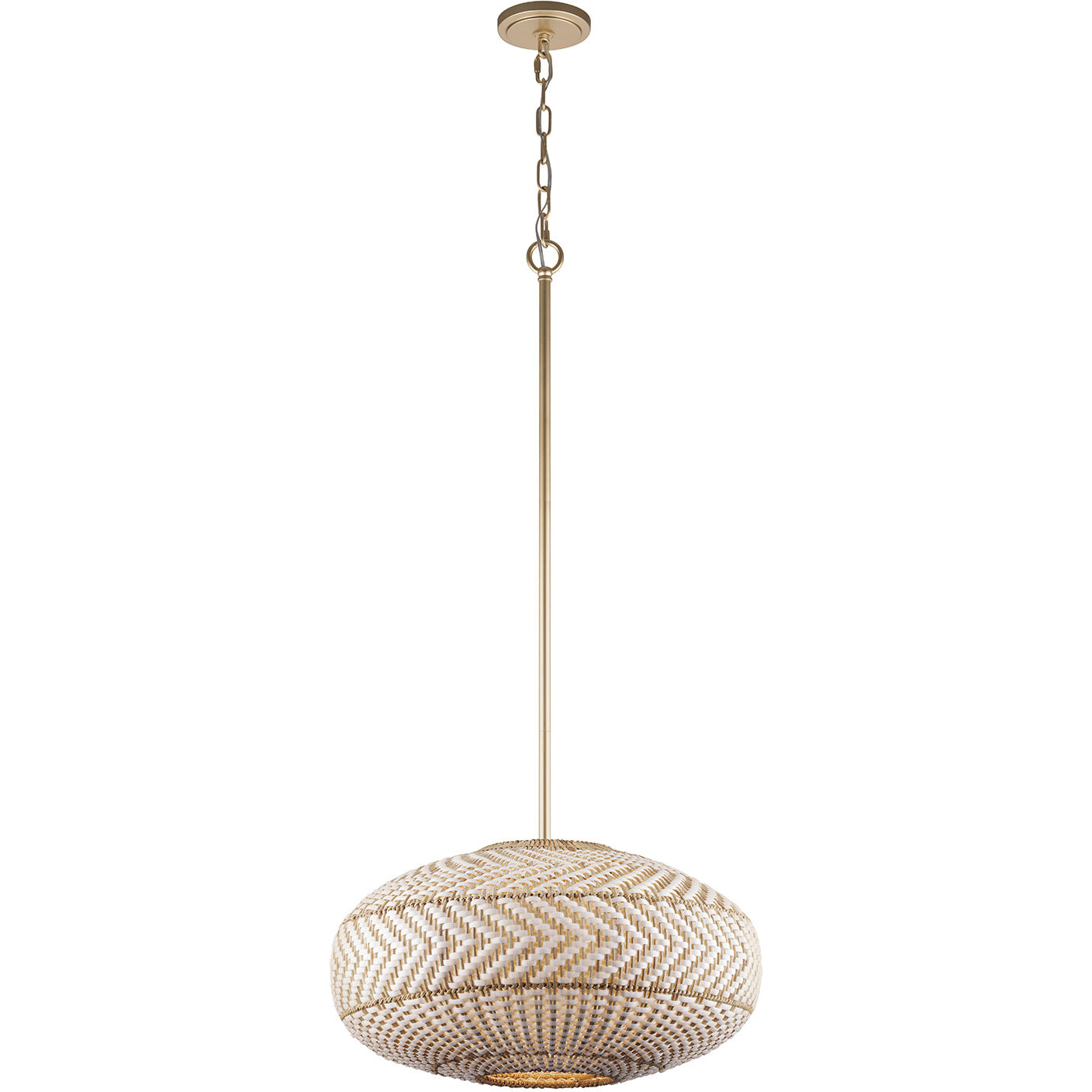 Zanzibar 4 Light 22 inch Soft Gold Pendant Ceiling Light