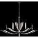 Vol de Cristal 6 Light 46 inch Silver Chandelier Ceiling Light in Crystal