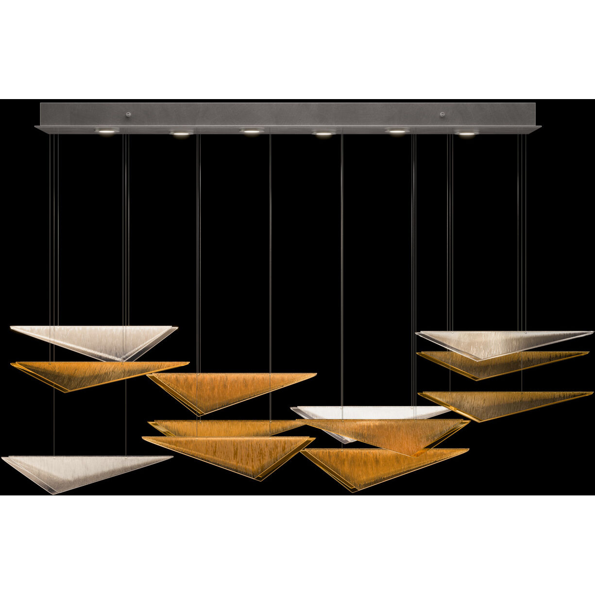 Volo 6 Light 58 inch Silver Pendant Ceiling Light