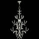 Beveled Arcs 16 Light 48 inch Silver Leaf Chandelier Ceiling Light