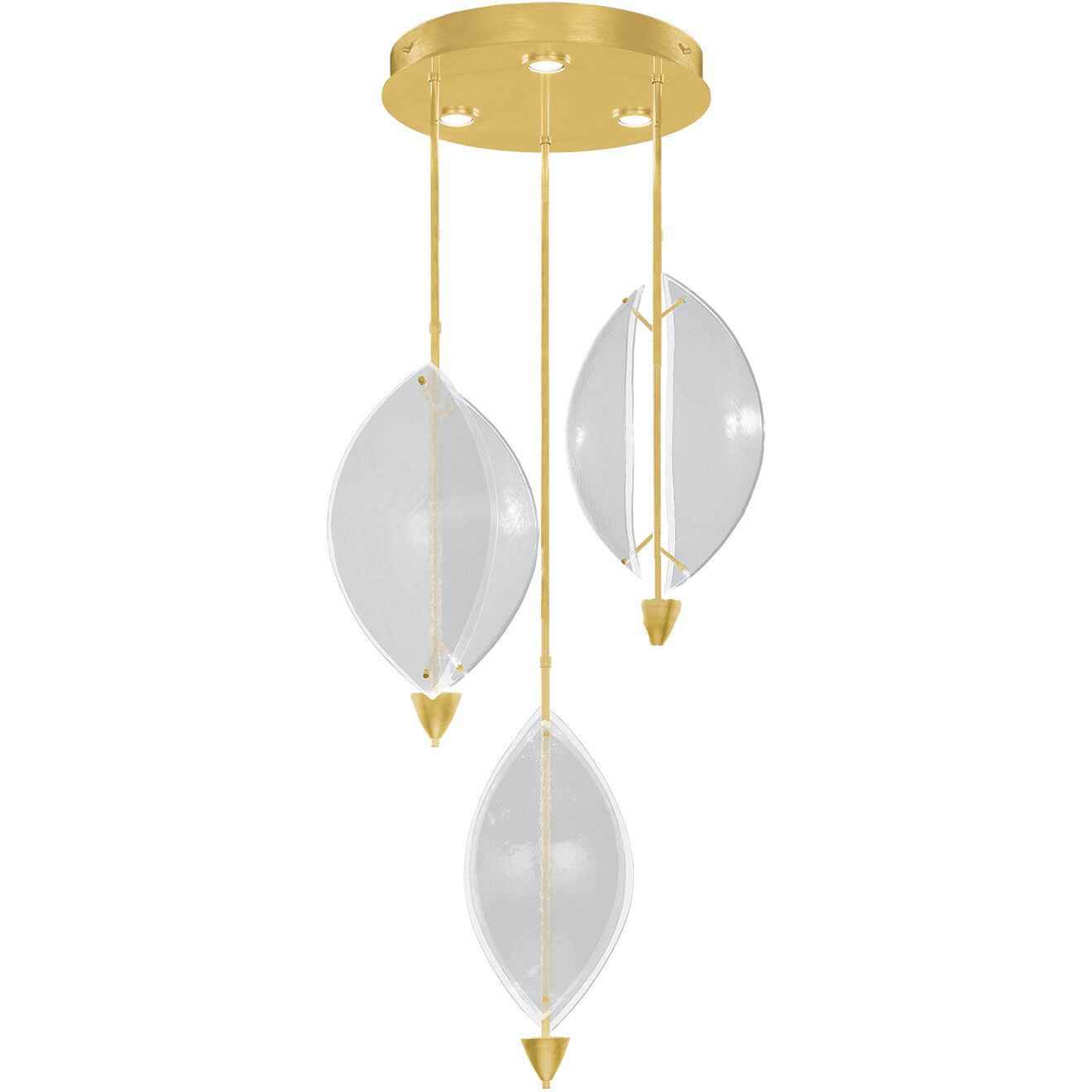 Embark 6 Light 28.5 inch Gold Pendant Ceiling Light