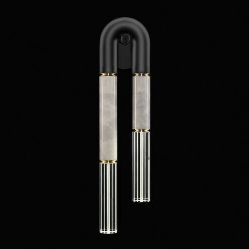Antonia LED 7 inch Black ADA Wall Sconce Wall Light