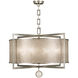 Singapore Moderne 8 Light 40 inch Silver Pendant Ceiling Light