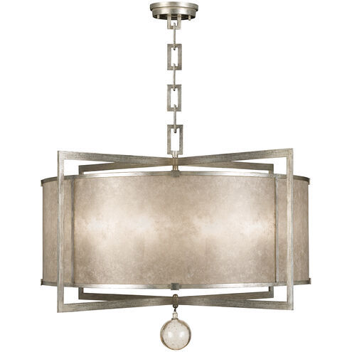 Singapore Moderne 8 Light 40 inch Silver Pendant Ceiling Light