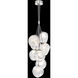 Nest 8 Light 16 inch Silver Pendant Ceiling Light in Clear Studio Glass