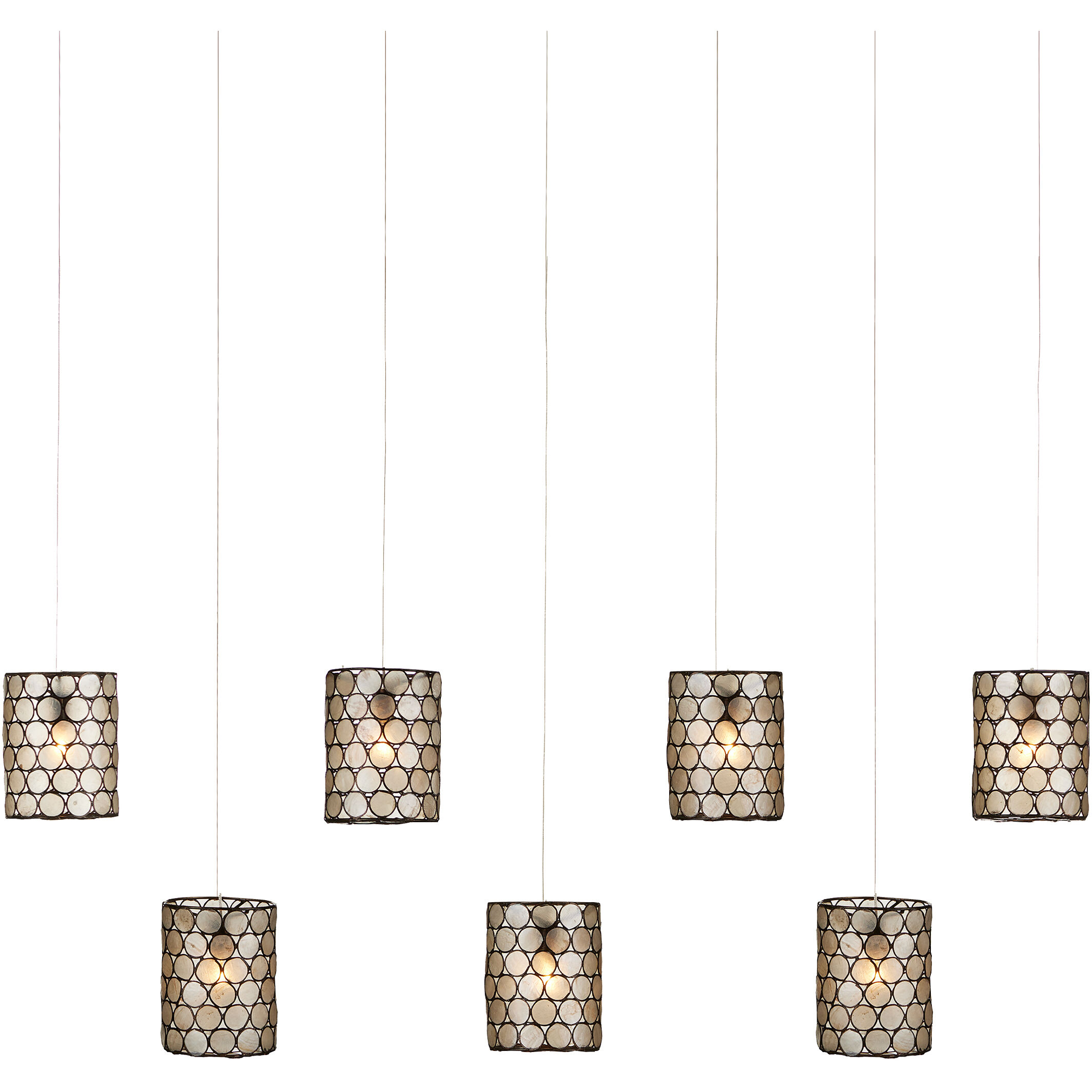 Regatta Multi-Drop Linear Pendant Ceiling Light