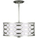 Allegretto 3 Light 24 inch Silver Pendant Ceiling Light