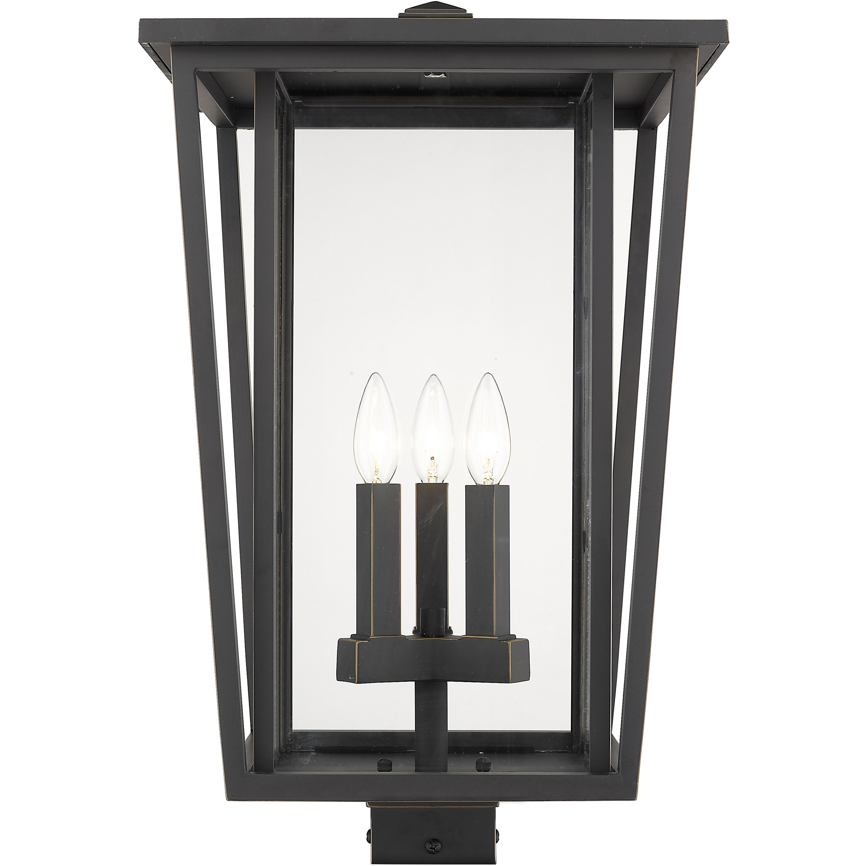 Seoul 3 Light 14.00 inch Post Light & Accessory