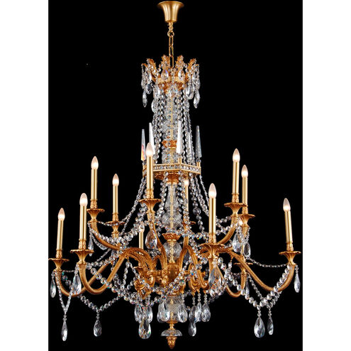 Mariner Luxury LED 51.18 inch French Gold Chandelier Ceiling Light