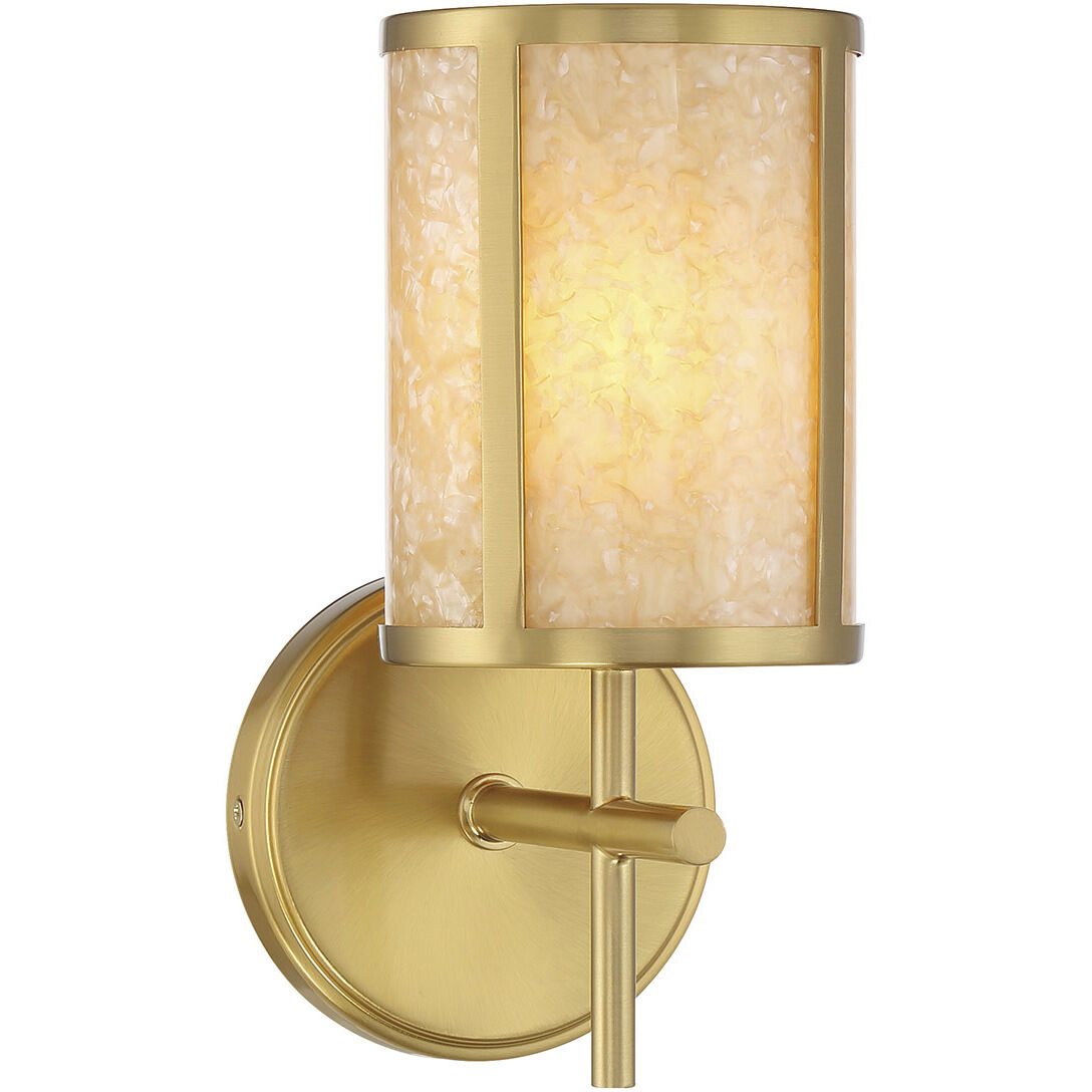 Camden 1 Light 5 inch Warm Brass Bath Wall Light