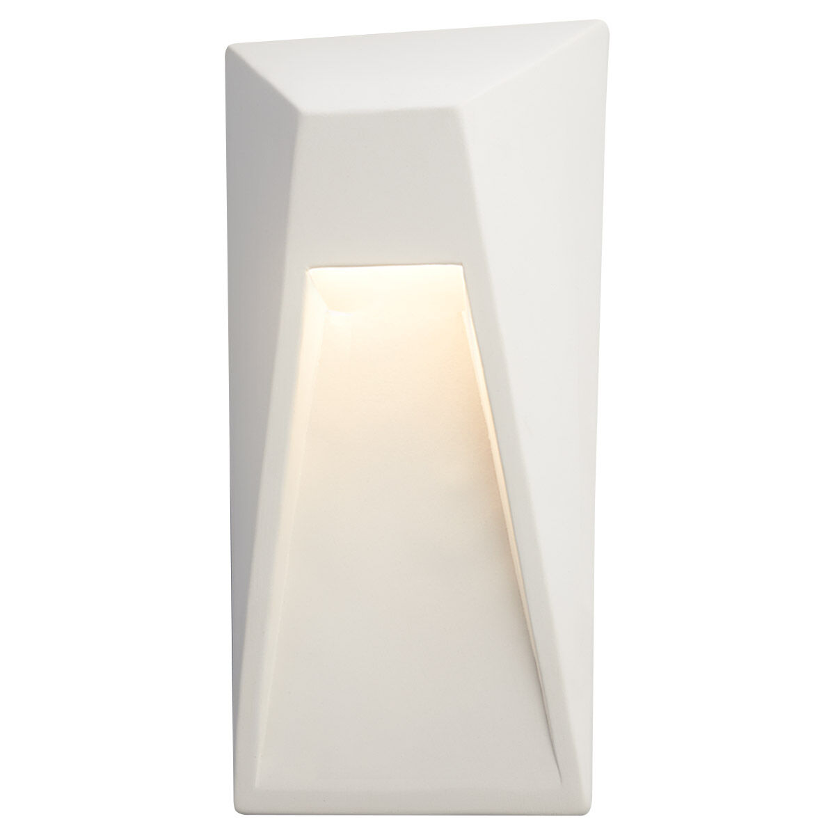 Ambiance LED 8.5 inch White Crackle ADA Wall Sconce Wall Light, Vertice