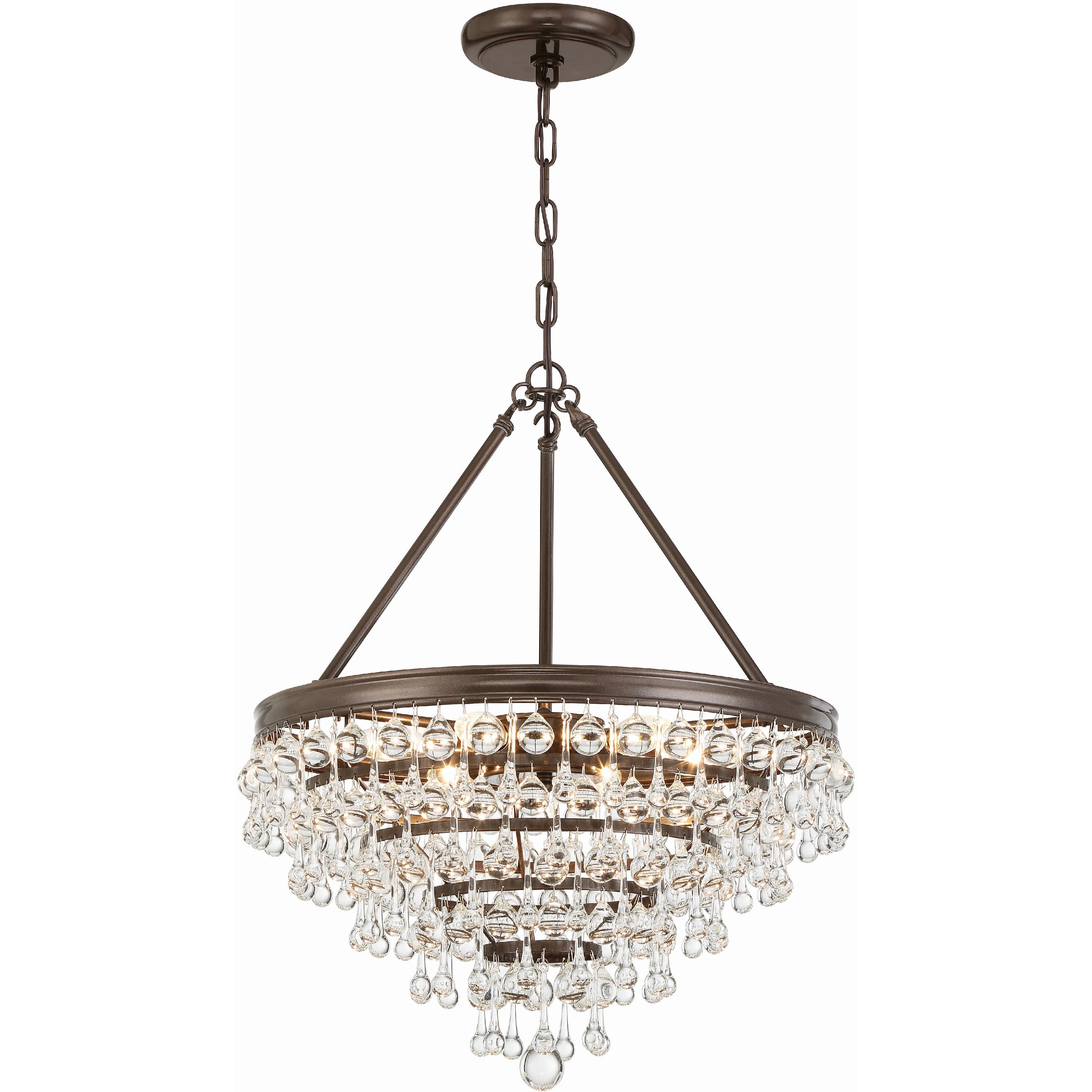 Calypso 6 Light 20.00 inch Chandelier