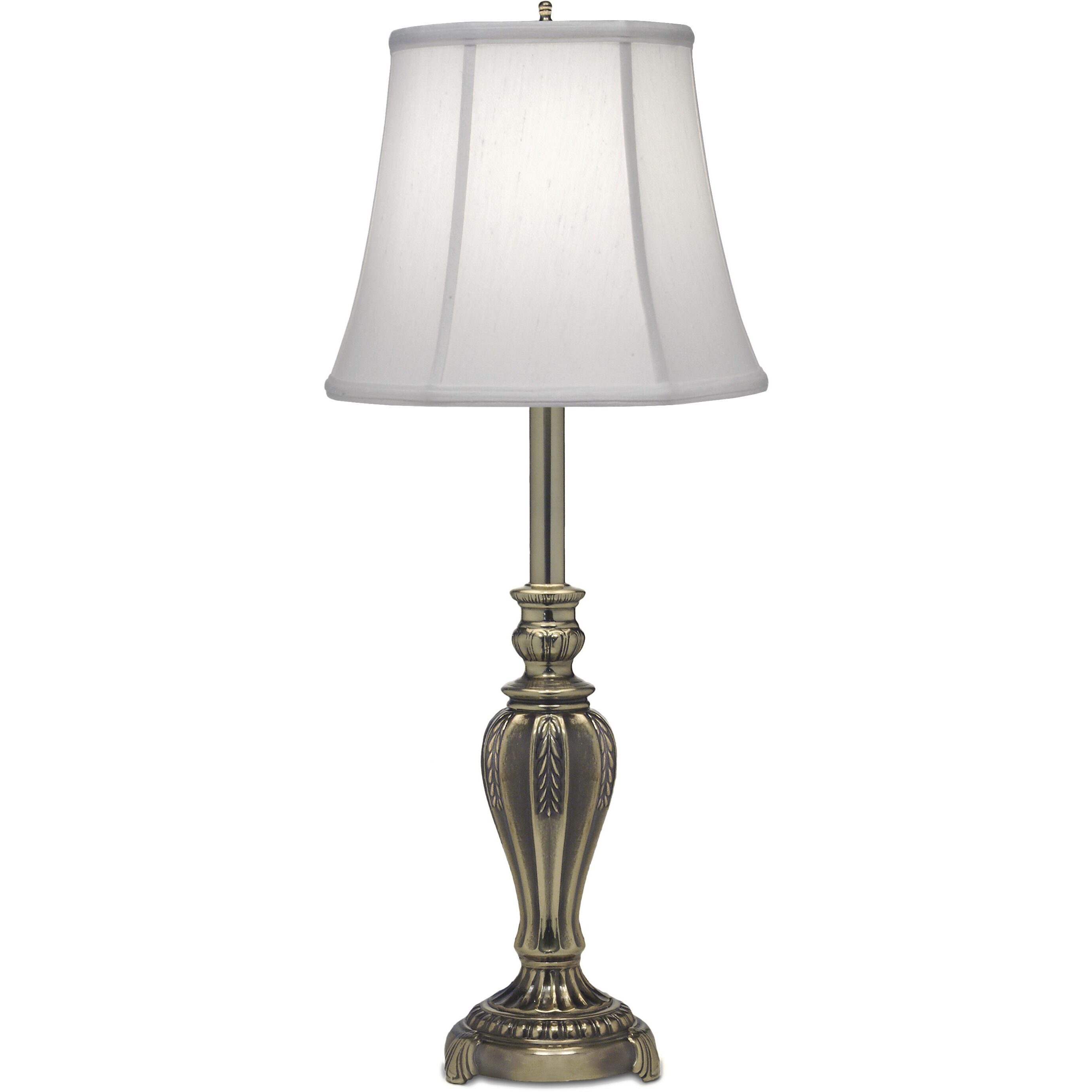 Ellie 30 inch 150.00 watt Burnished Brass Buffet Lamp Portable Light