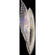 Plume 1 Light 5 inch Silver Sconce Wall Light