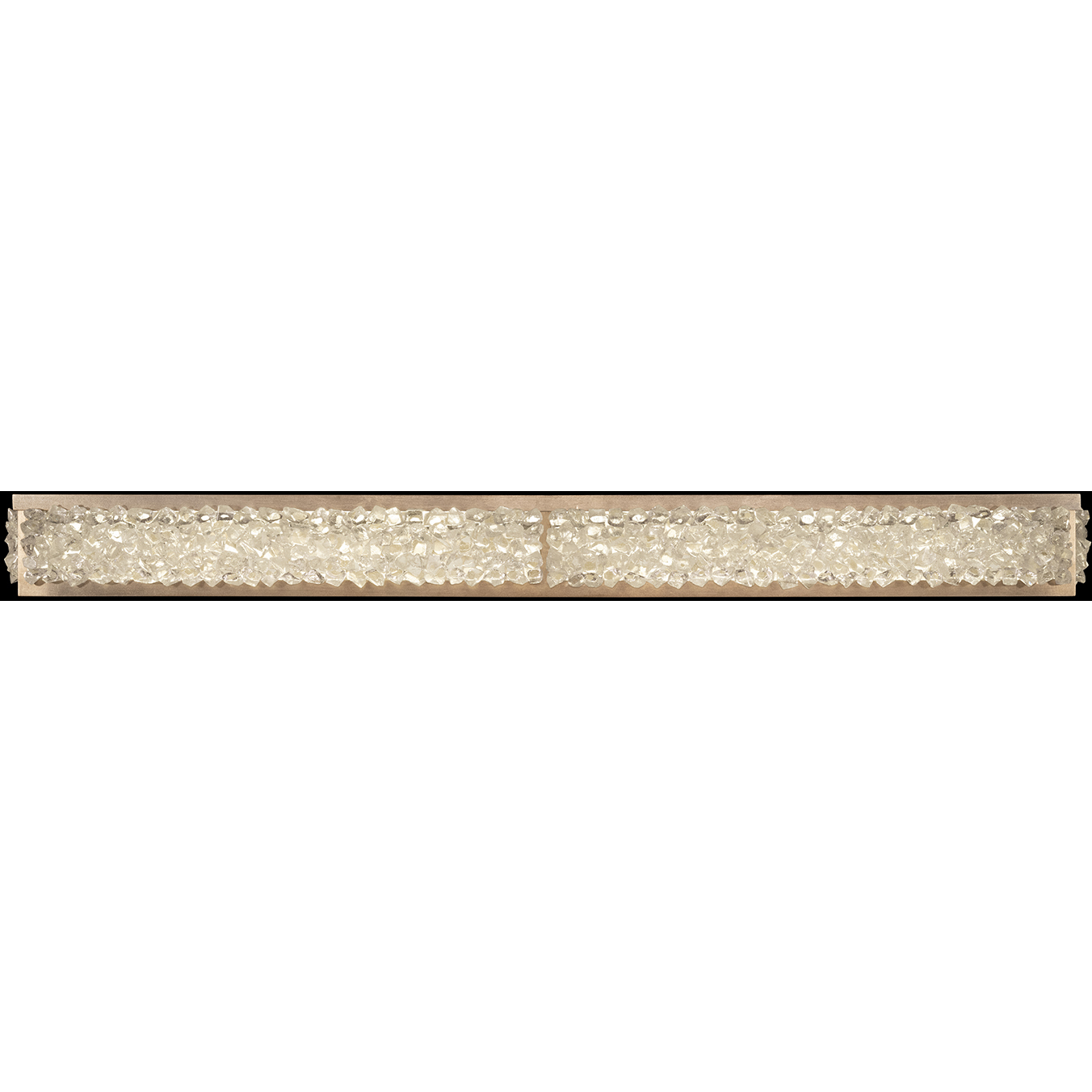 Arctic Halo 2 Light 49.6 inch Gold Bath Bar Wall Light