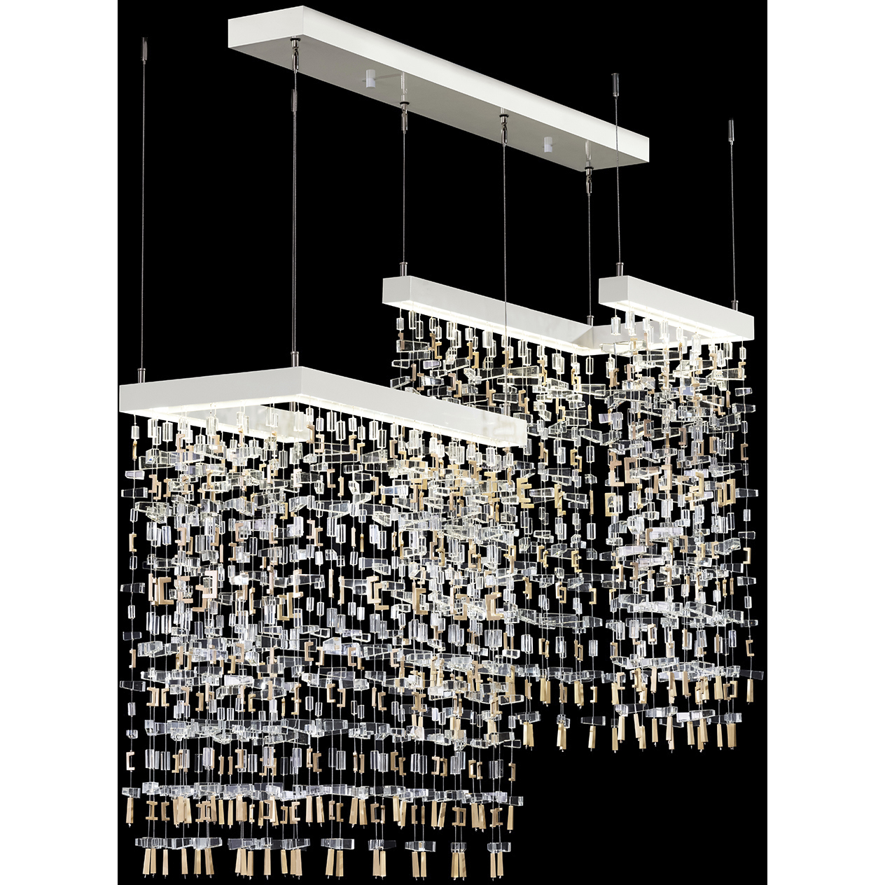 Capri 18 Light 38 inch White Pendant Ceiling Light