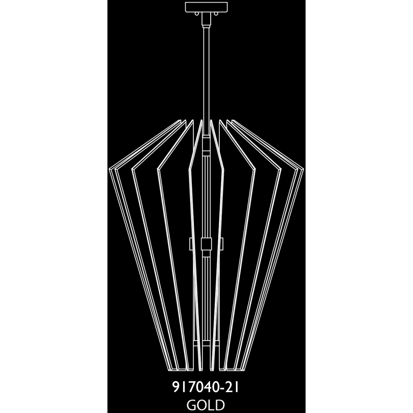 Newton 3 Light 28 inch Gold Pendant Ceiling Light in Up
