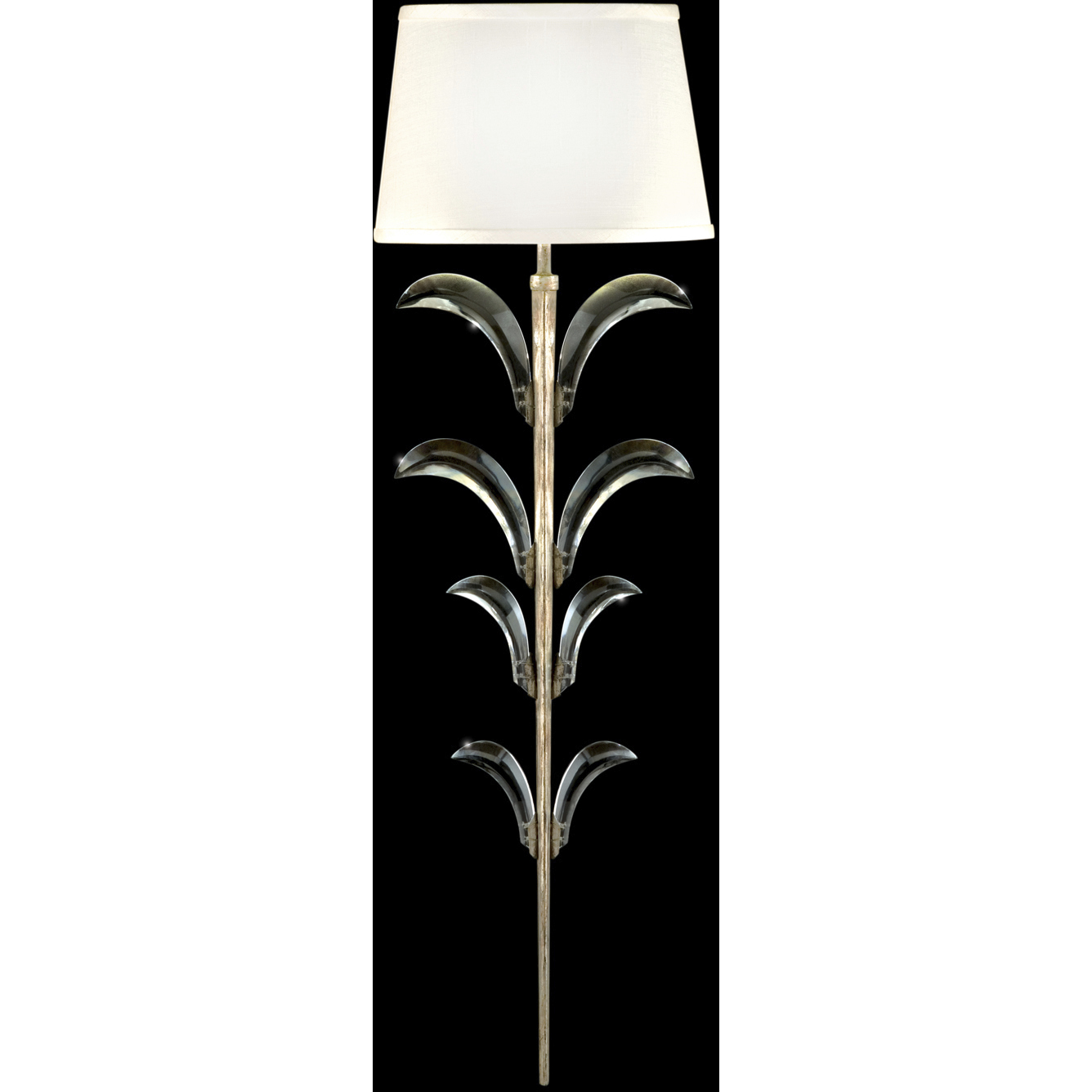 Beveled Arcs 1 Light 9 inch Silver Sconce Wall Light