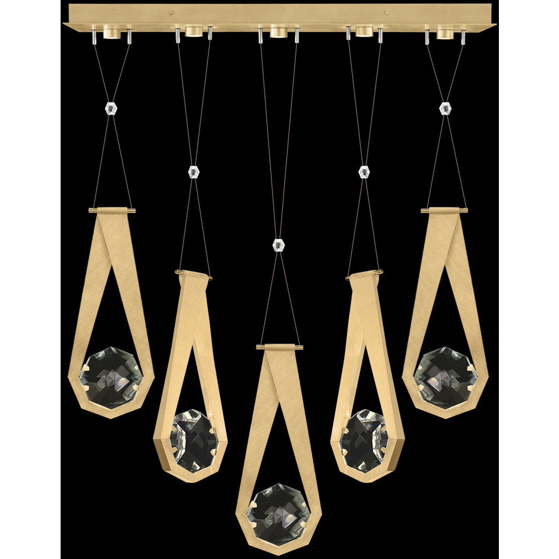 Aria 10 Light 43 inch Gold Pendant Ceiling Light